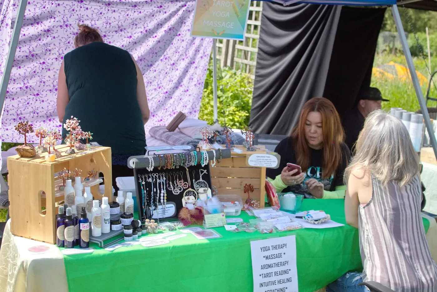 Yoga Therapy at the festival