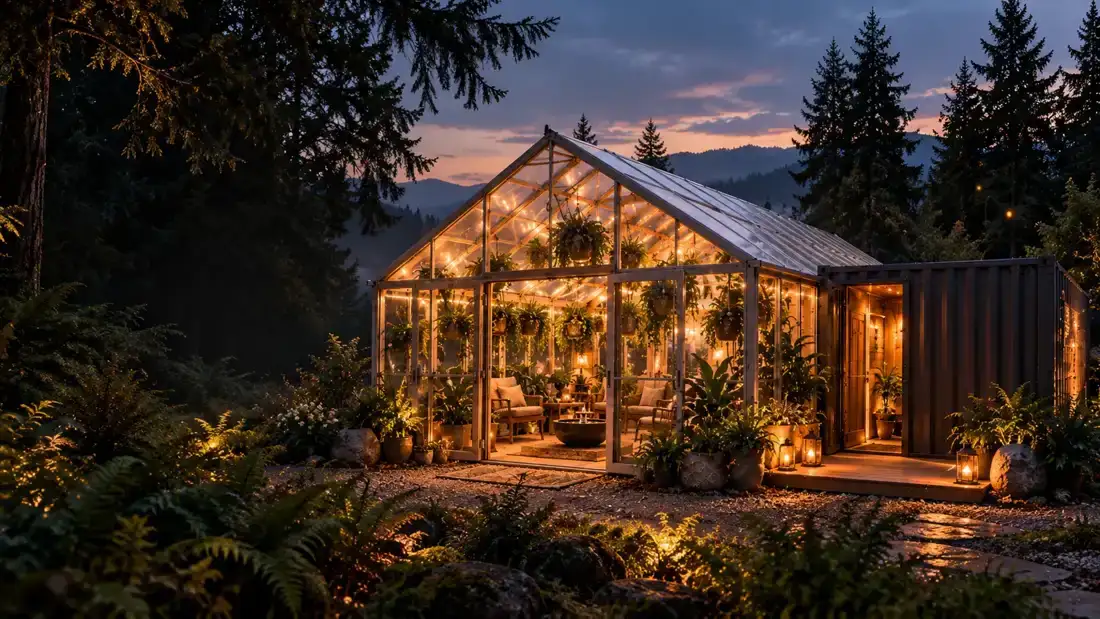 Med Bee Tate greenhouse concept illustration